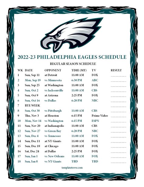 eagles schedule leaks|Philadelphia Eagles schedule leaks: No NFL。